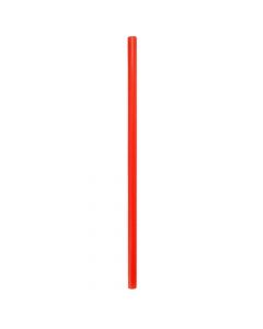 Yocup 9" Giant (8mm) Red Film-Wrapped Plastic Straw - 1 case (2000 piece)