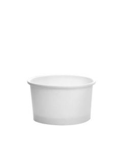 Karat 5 oz White Yogurt Paper Cup - 1 case (1000 piece)