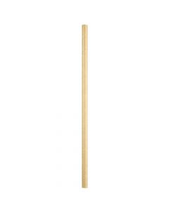 Yocup 9" Giant (8mm) Kraft Unwrapped Paper Straw - 1 case (1500 piece)