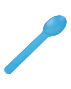 Yocup Blue Eco-Friendly WideHandle Spoon - 1 case (1000 piece)