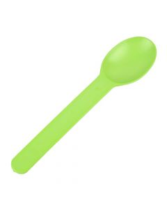 Yocup Lime Green Eco-Friendly WideHandle Spoon - 1 case (1000 piece)