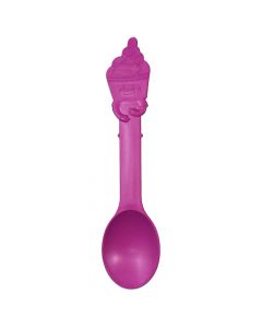 Yocup Purple Eco-Friendly Swirl Spoon - 1 case (1000 piece)