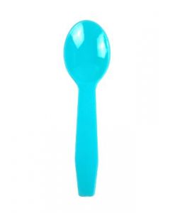 Yocup Blue Plastic Taster Spoon - 1 case (3000 piece)