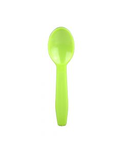 Yocup Green Plastic Taster Spoon - 1 case (3000 piece)