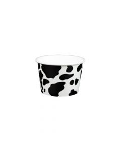 Yocup 5 oz Dairy Print Cold/Hot Paper Food Container - 1 case (1000 piece)