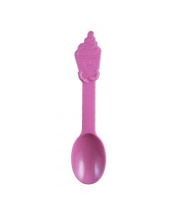 Yocup Purple PP Plastic Swirl Spoon - 1 case (1000 piece)