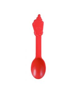 Yocup Red PP Plastic Swirl Spoon - 1 case (1000 piece)