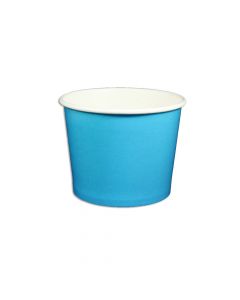 Yocup 12 oz Solid Blue Cold/Hot Paper Food Container - 1 case (1000 piece)