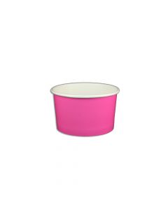 Yocup 5 oz Solid Pink Cold/Hot Paper Food Container - 1 case (1000 piece)