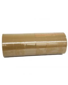 Yocup 2" Brown Packing Tape Roll - 1 case (36 roll)