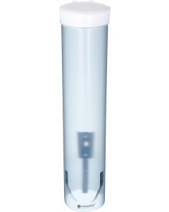 San Jamar Medium (4-10 oz) Pull Type Water Cup Dispenser, Frosted Blue - 1 piece