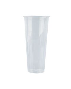 Karat 24 oz Clear Premium Cold/Hot Cold PP Plastic Cup - 1 case (500 piece)