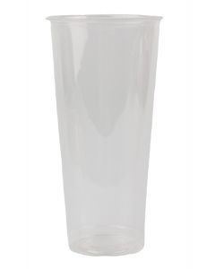 YOCUP 24 oz Clear Tall PP Cup Non-Rib (Machine Seal 90mm Rim #32900/#32900-1 or use Lid#D0790), 13g/pc,  - 1000/case (20/50)