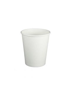 Yocup 4 oz White Paper Drinking Cup  - 1 case (1000 piece)