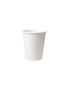 Yocup 8 oz White Paper Drinking Cup - 1 case (1000 piece)