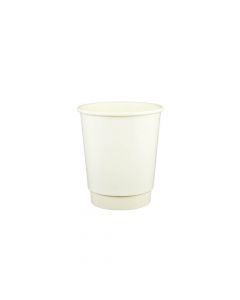 YOCUP 10 oz White Premium Double Wall Paper Hot Cup - 1000/case (20/50)