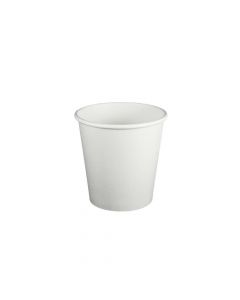 YOCUP 10 oz White Premium Single Wall Paper Hot Cup, Style 2  - 1000/case (20/50)