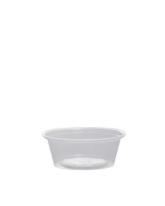 Yocup 1.5 oz Clear PP Plastic Portion Cup - 1 case (2500 piece)