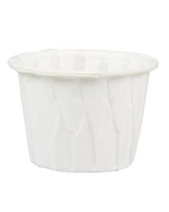 Solo 0.75 oz White Paper Souffle / Portion Cup - 1 case (5000 piece)