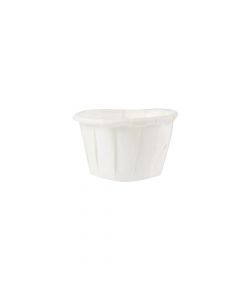 Yocup 0.5 oz White Paper Souffle / Portion Cup - 1 case (5000 piece)