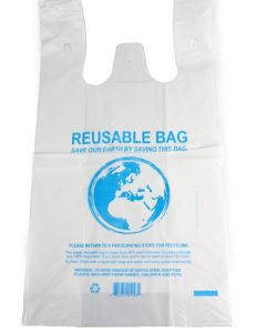 GENERIC REUSABLE Large T-Shirt Bag 2.25 ml (12x7x22 in) - 200/case