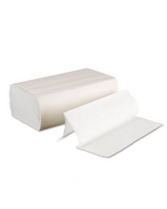 YOCUP White Multi Fold Towel 9.25" x 9.06" - 1 case (4000 piece)