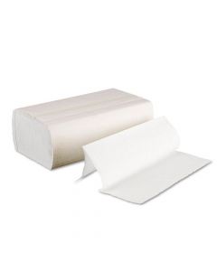 CC Recycled White Multi Fold Towel 9.5"x9.2" - 1 case (4000 piece)