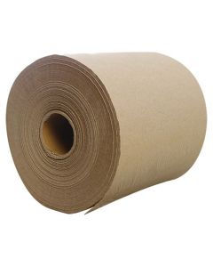 Yocup 600' Natural Brown Kraft Roll Paper Towel - 1 case (12 rolls) 