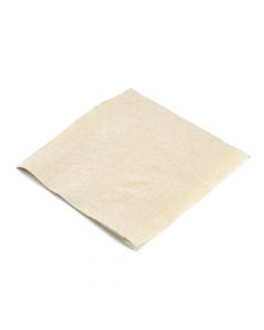 Yocup 9" x 9" Brown 1-Ply 1/4 Fold Cocktail Napkin - 1 case (4000 piece)