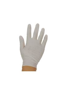 Latex Exam Powder-Free Glove M White/10/100