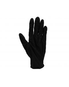 Nitrile Black Gloves Powder Free, Size Small (10/100)