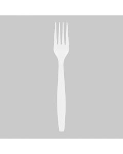Yocup Heavyweight Plus 7" Beige Plastic Fork - 1 case (1000 piece)