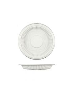 Yocup 6" Beige Eco-Friendly Cornstarch Round Plate - 1 case (1000 piece)