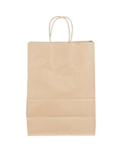 PG Kraft #2 Round Handle Paper Shopping Bag - 1 case (250 piece)
