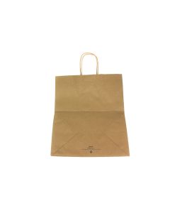aper Bag #3 , Kraft with Twisted Handles, Malibu (12.2"Wx 7.5"Gx 14"H) 250 pcs/cs