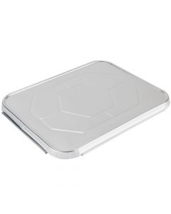 Kari-Out 1/2 Size Flat Lid For Foil Steam Table Pans - 1 case (100 piece)