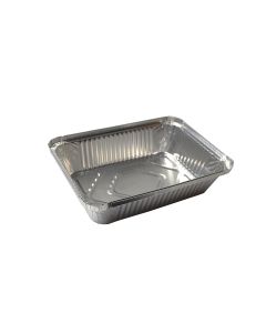 2 1/4LB Oblong Aluminum Tray 500/cs [lid Use #597609]