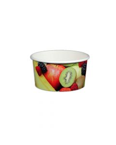 Yocup 6 oz Real Fruits Paper Yogurt Cup - 1 case (1000 piece)