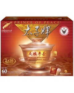Prince of Peace American Ginseng Root Tea, Twin Pack (2 boxes X 30 tea bags)