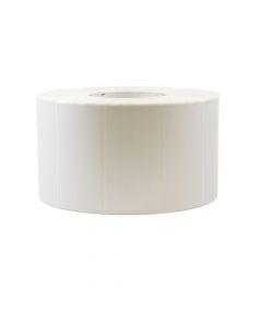 Yocup 4" X 2" White Thermal Label, 3000/Roll - 1 case (4 roll)