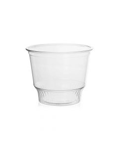 KR 12 oz Clear PET Plastic Sundae Cup (98mm Rim) - 1000/Case