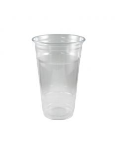 Yocup 20 oz Clear PET Plastic Cold Cup (98mm) - 1 case (1000 piece)