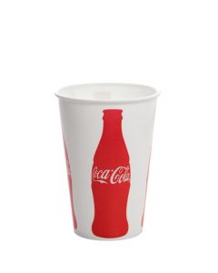 KR 16 oz "Coca-Cola" Paper Soda Cup - 1000/Case