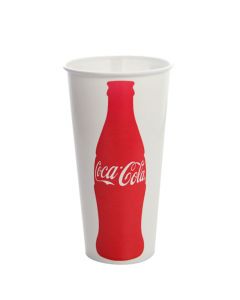 KR 22 oz "Coca-Cola" Paper Cold Cup - 1000/Case