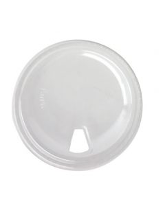 YOCUP Clear Strawless Sipper Dome Lid for 32 oz PET Cup (107mm) - 500/case (10/50)