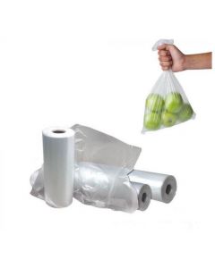 Yocup 24" x 16" x 25" Clear HDPE Plastic Produce Bag (10 mic) - 1 case (500 piece)