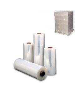 Yocup 20" x 3000' Clear 80 Gauge (0.8mil) Stretch Wrap Roll - 1 roll