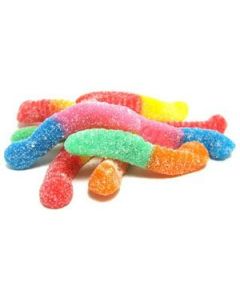 Ferrara Sour Gummi Worms, Classic 4" - 5 lb - 1 bag