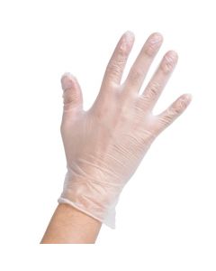 Yocup Powder-Free Disposable Food Service Vinyl Gloves, Small - 1 case (1000 piece)