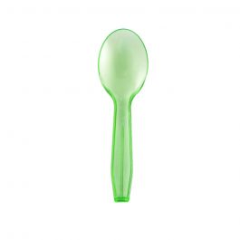 Choice 3 Neon Plastic Taster Spoon with Assorted Colors - 3000